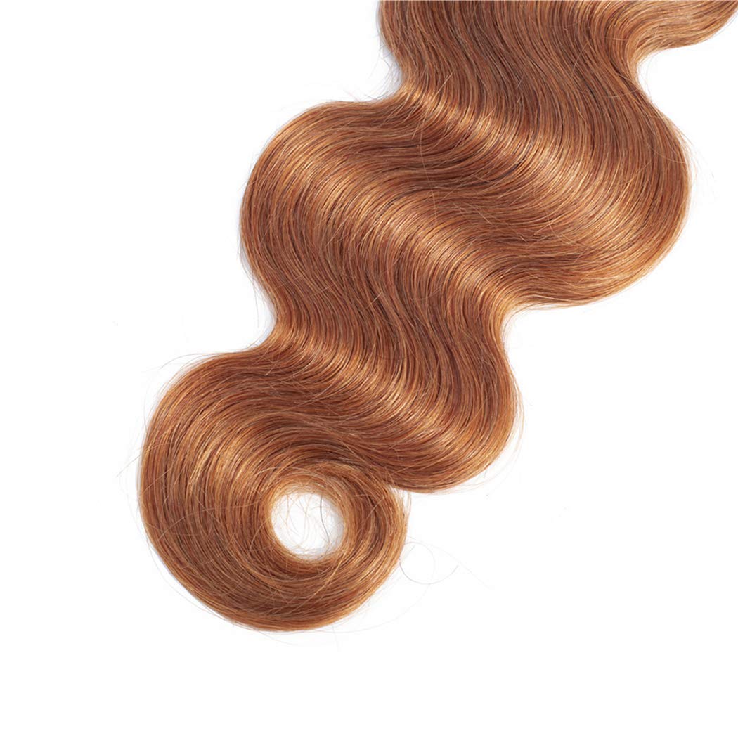 1B/30 Lace Closure 4x4 Hd Transparent Lace Ombre Closure Body Wave With Pre Plucked Baby Hair High Density Brazilian Virgin Hair For Woman (20 Inch)