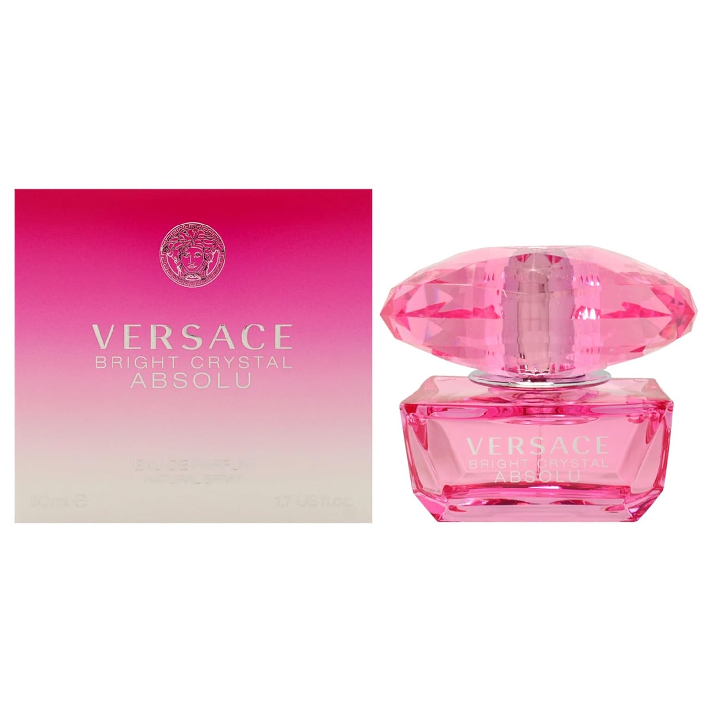 Versace Bright Crystal Absolu Eau de Parfum Spray for Women - 1.7 oz Luxury Fragrance