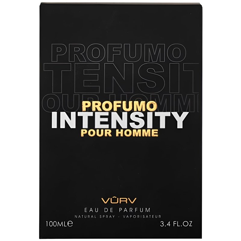 Lattafa Vurv Profumo Intensity – Citrus, Aquatic, Woody, Leather – Eau de Parfum Long-Lasting Fragrance for Men, 3.4 Ounce / 100 ml