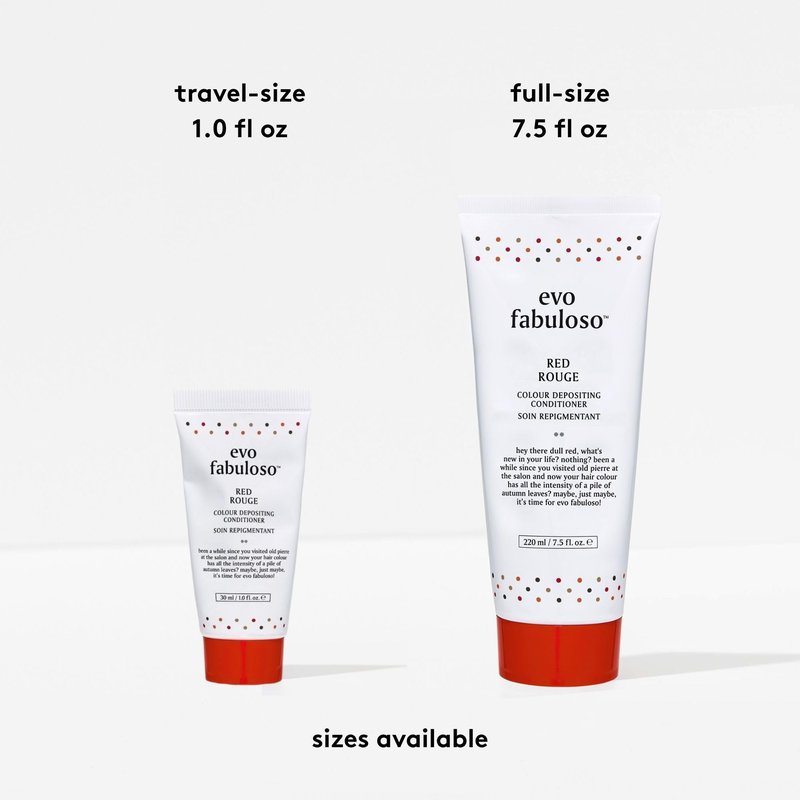 EVO Fabuloso Red Color Depositing Conditioner - Full Size Instant Color Depositing, Nourishing Conditioner To Add Shine in 3 Minutes - 7.5fl.oz