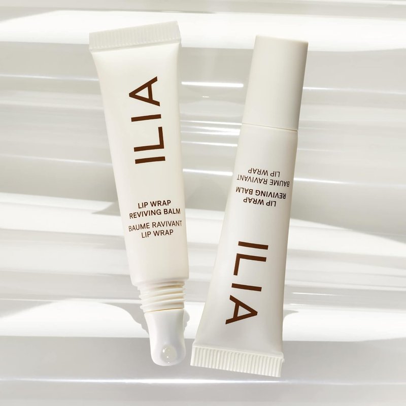 ILIA Lip Wrap Reviving Balm - Hydrating, Smoothing & Plumping | Hyaluronic Acid & Sea Succulent | Vegan, 0.23 fl oz