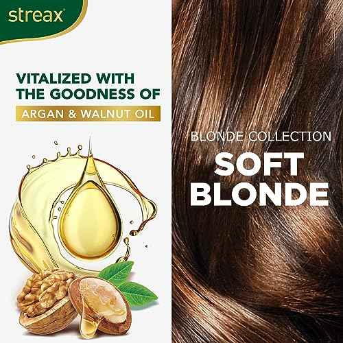 Streax Ultralights Hair Highlighting Kit Enriched with Argan & Walnut Oil - Soft Blonde - 2.10 fl Oz (60gr.)