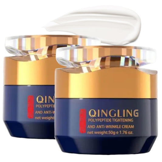 GROHESE Qingling Face Cream, Quinglin Crema Para Arrugas, Qingling Wrinkle Removal Cream, Polypeptide Tightening and Anti-Wrinkle Cream, Facial Neck Eye Cream Anti-Aging for Men & Women (2)