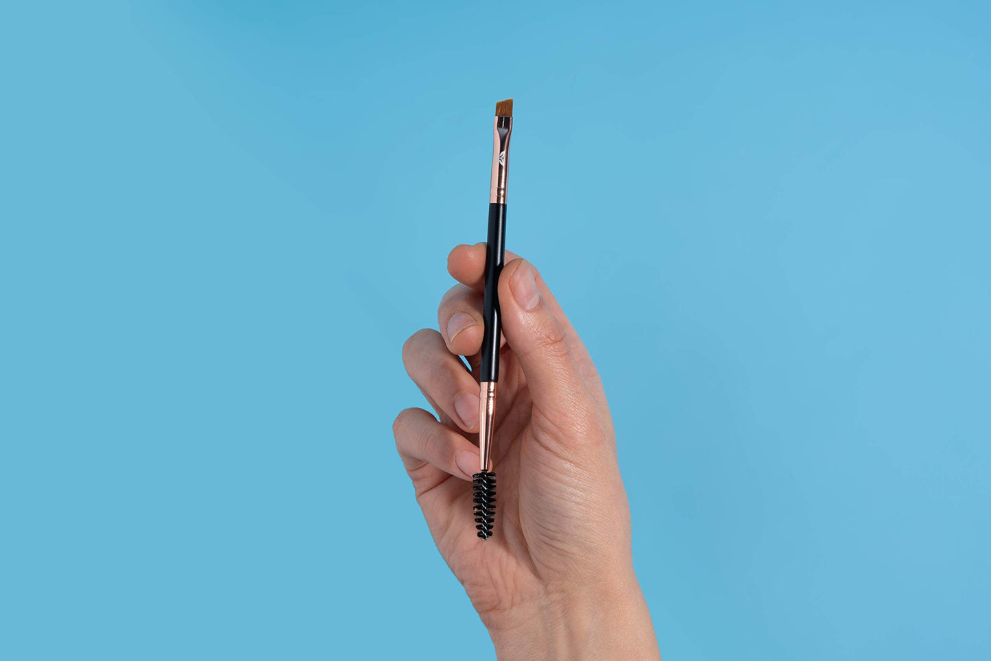 Dual-Ended Eyebrow & Lash Tint Brush – Angled Tip with Spoolie Comb for Henna by Existing Beauty