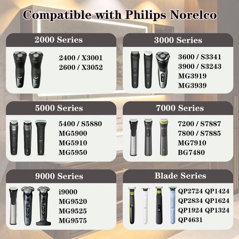 5V Charger Cord for Philips Norelco 2000 2400 3000 3600 3900 5000 5400 7000 7600 7800 i9000 9000 Series Shaver Replacement Charging Cable Compatible with Phillips Multigroom/Body Groomer Trimmer