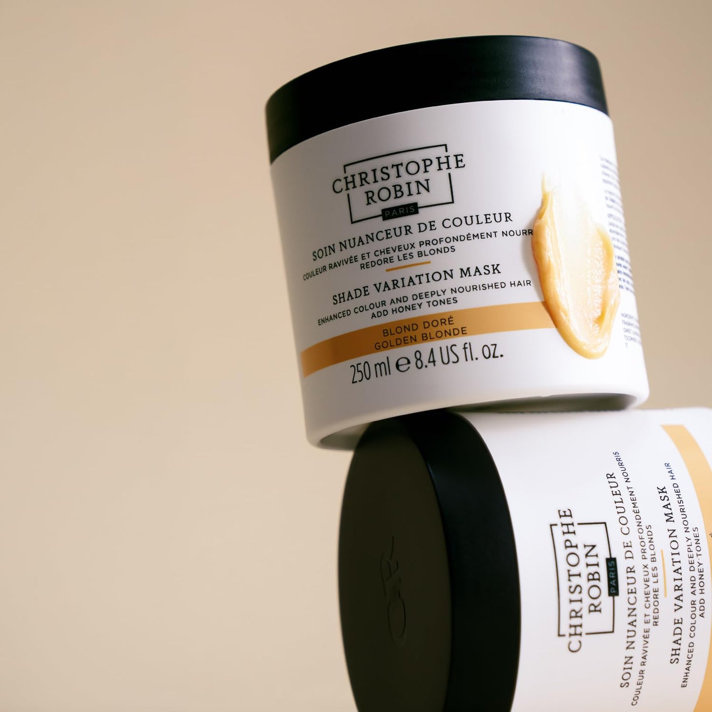 Christophe Robin Shade Variation Mask - Nourishing and Color-Enhancing - Golden blonde 250ml