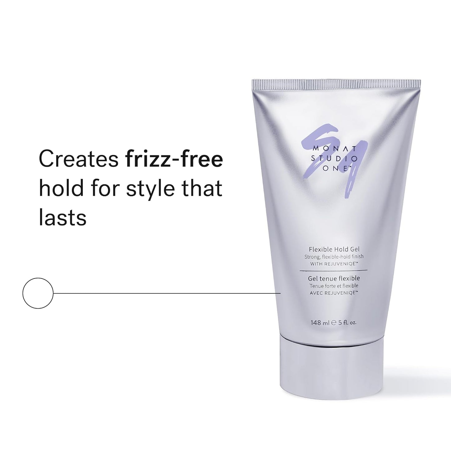 MONAT Studio One™ Flexible Hold Gel - 24-Hour Humidity Control & Non-Sticky Formula | Ideal for All Hair Types