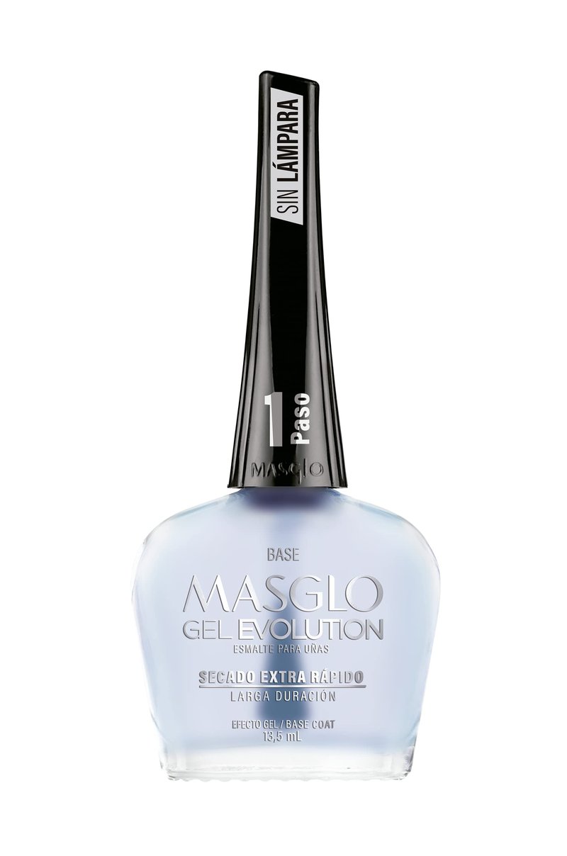 MASGLO Gel Evolution – Nail Polish No UV/LED Lamp Needed, Fast-Drying, 12-Day Wear, 14-Free Formula, High-Gloss Finish, vegan (0.5 oz)