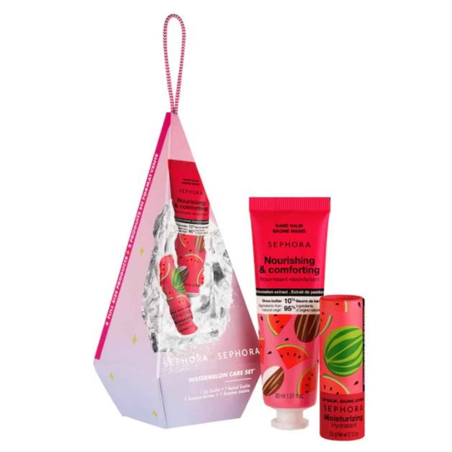 Sephora Favorites Limited Edition Watermelon Care Set - Lip Balm and Hand Balm