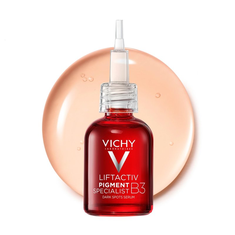 Vichy LiftActiv B3 Serum, 8% Niacinamide + Melasyl + Glycolic Acid, Anti-Aging Dark Spot Corrector for Uneven Skin Tone, Lightweight Face Serum for Women & Men, Non-Sticky