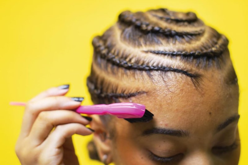 Edge Control & Braid Foam - Flexible Strong Hold for Natural & Relaxed Hair | 2 PC Pack