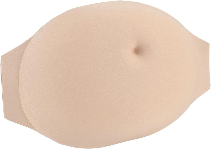 Fake Pregnant Belly - Breathable Soft Lightweight Role Play Accessory | Small (5.9in)