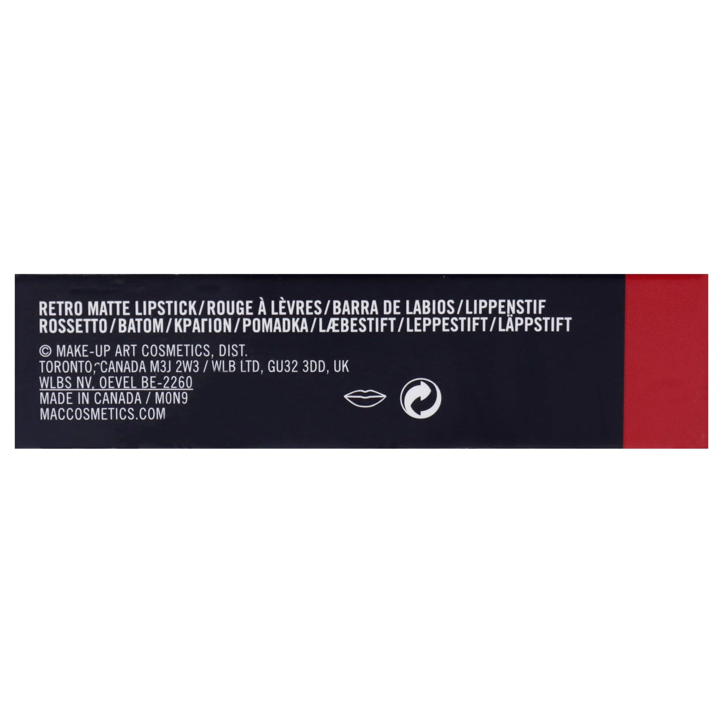 Retro Matte Lipstick - 702 Dangerous by MAC for Women - 0.1 oz Lipstick