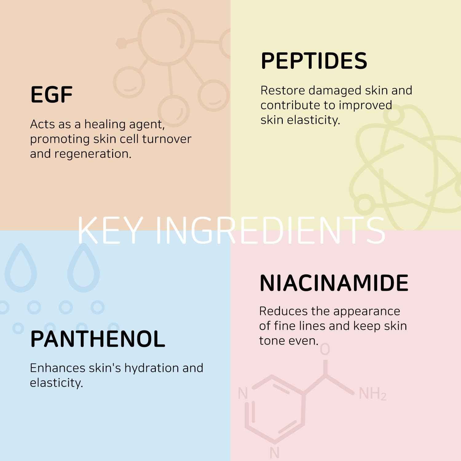 coxir INTENSIVE EGF PEPTIDES CREAM l Day&Night Firming Cream l EGF(Epidermal Growth Factor), Peptides, Niacinamide, Panthenol, Collagen l Korean Skincare [50ml/1.69fl.oz]