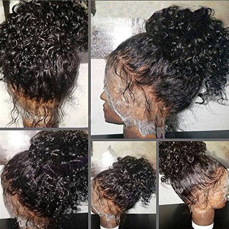13x6 Lace Front Brazilian Remy Human Hair Wig Pre-Plucked Hairline Lace Frontal Human Hair Wig for Black Women (18 inch, 150 Density Lace Front Wig)