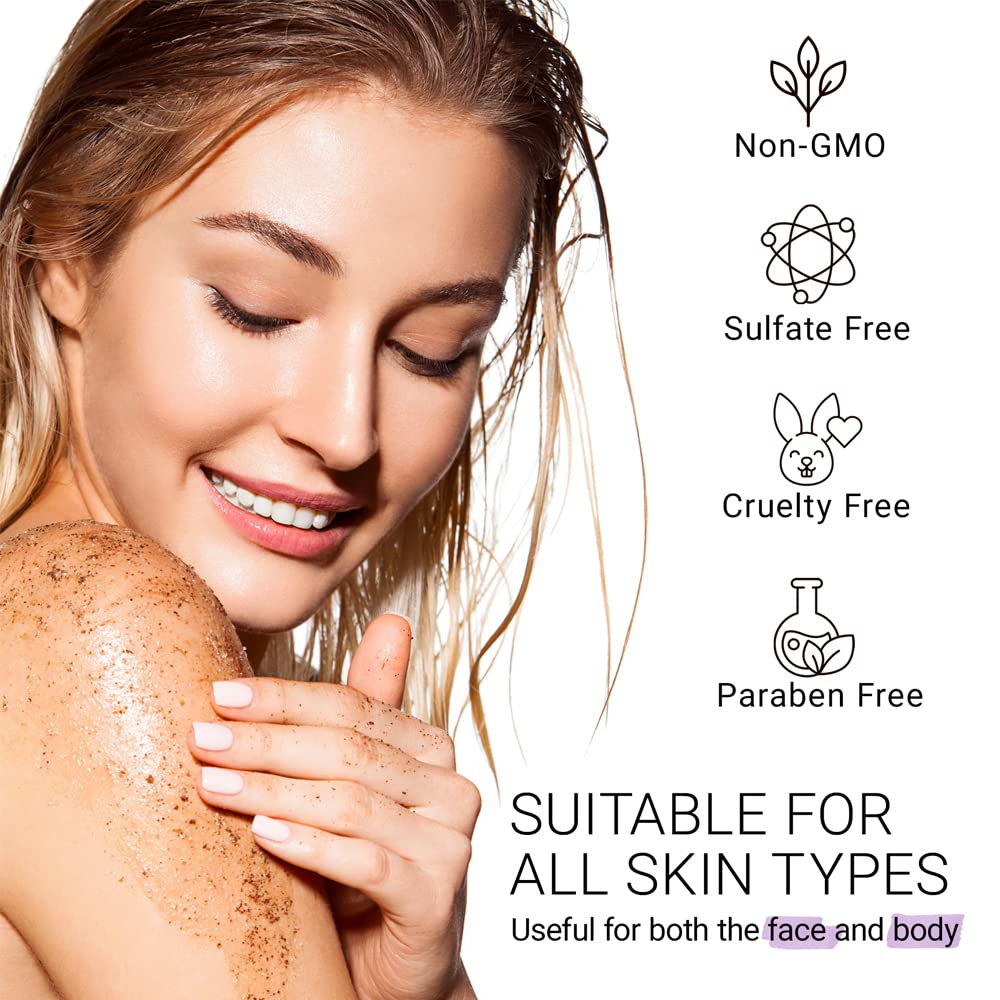 BellamiLuxx KP Bump Eraser Body Scrub: Exfoliating Keratosis Pilaris, Strawberry Skin Treatment - Smooths Rough, Bumpy, Dry Skin on Arms, Legs, Buttocks - KP Scrub Wash Helps Reduce Ingrown Hair Bumps
