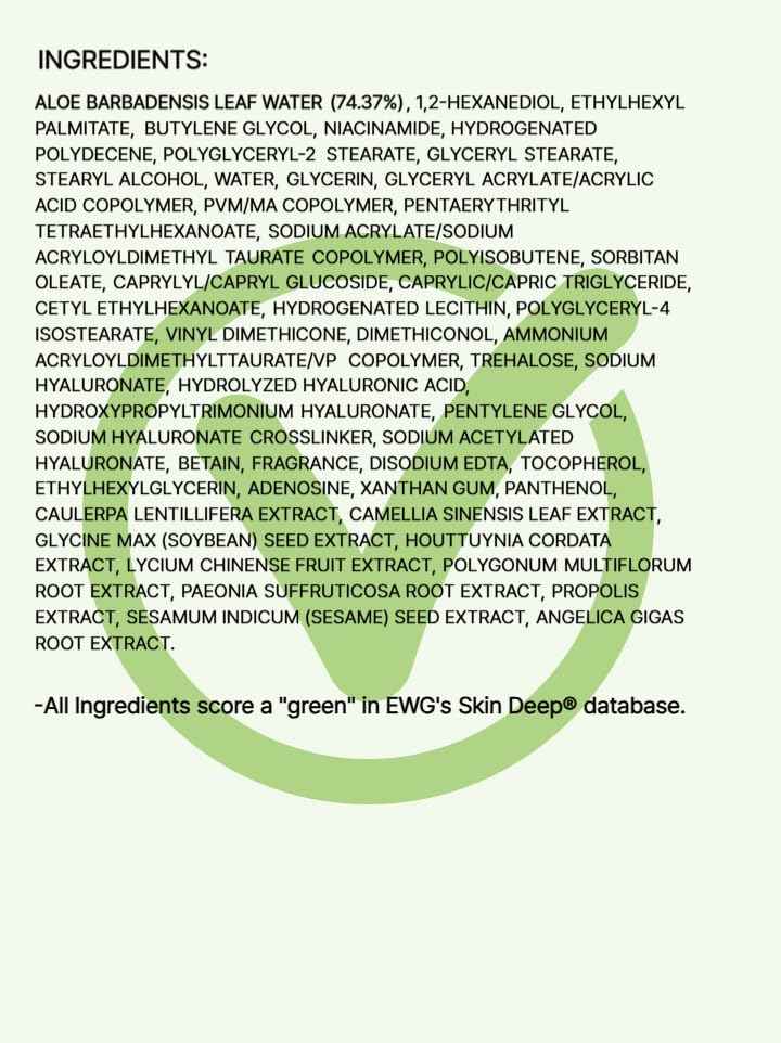 FROMNATURE ARLESHEIM Aloe Vera 74% Moisture Soothing Fluid 125 ml – Hydrating & Moisturizing with Hyaluronic Acid