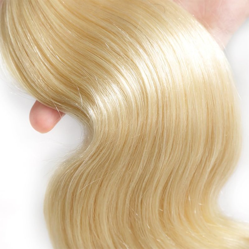 613 Body Wave Blonde Human Hair Bundles - 100% Unprocessed Brazilian Virgin Hair | 12 Inch, 12A Grade
