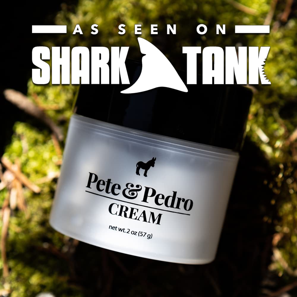 Pete & Pedro HAIR STYLING CREAM - Light Hold, Matte, Low Shine Finish Hair Product for Men, For Hairstyling Medium, Long, Wavy, Curly Hairstyles | Minimizes Frizz | Shark Tank Featured, 2 oz
