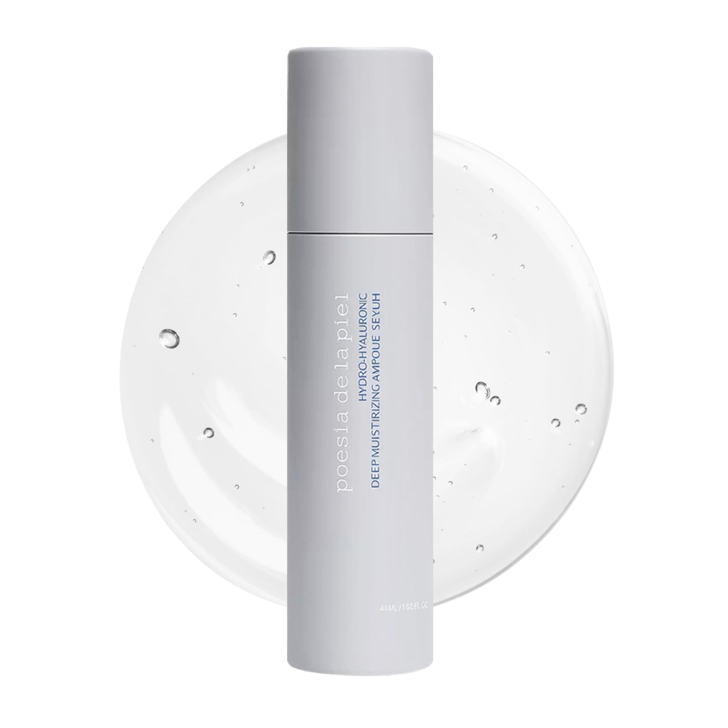 POESIA Hyaluronic Acid Face Serum – 3-Layer HA Complex + Niacinamide & Panthenol for Deep Hydration & Skin Plumping, Lightweight Serum for Dry & Dehydrated Skin, Korean Skincare 1.62 fl oz