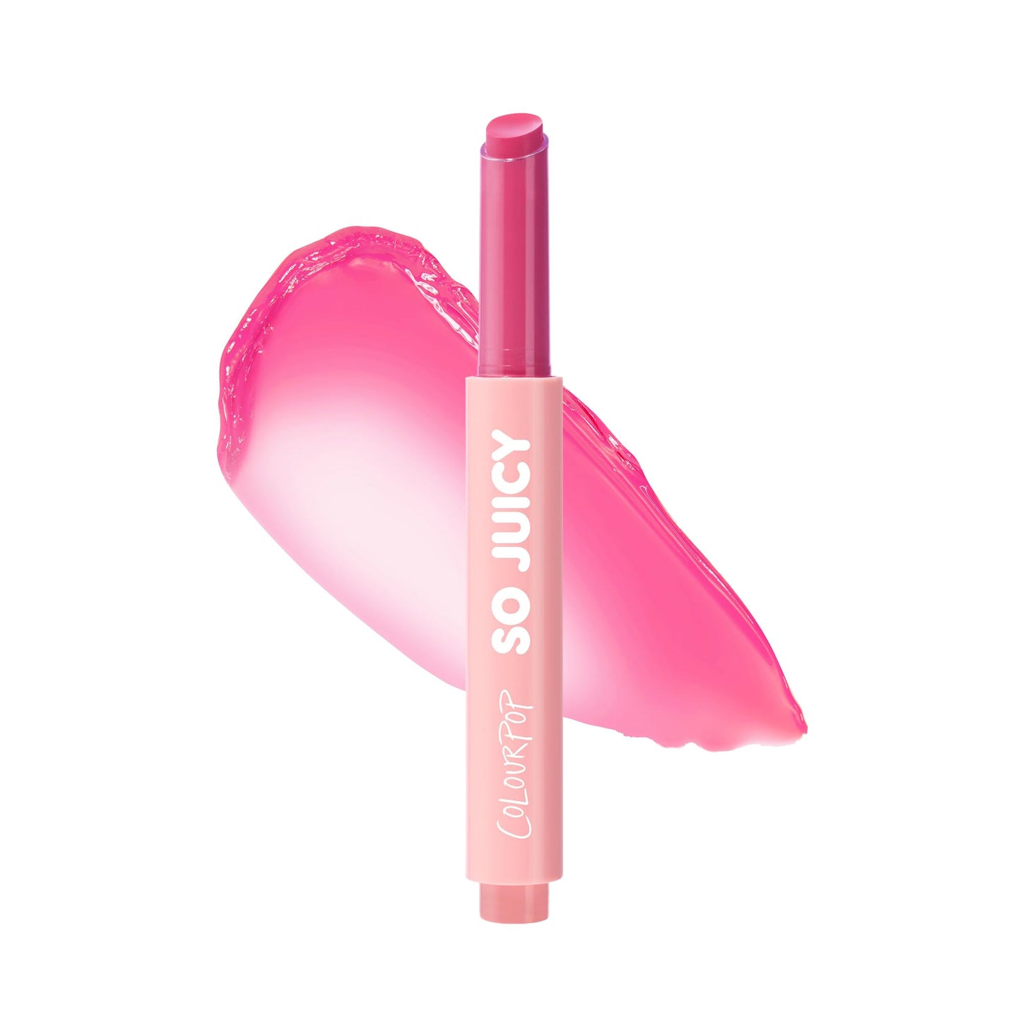 ColourPop So Juicy Plumping Lip Gloss Balm - Hydrating Lip Gloss & Balm Hybrid with Peptides - Non-Sticky Formula - Visibly Plumps Lips & Delivers Buildable Color - Dolled Up (0.07 oz)