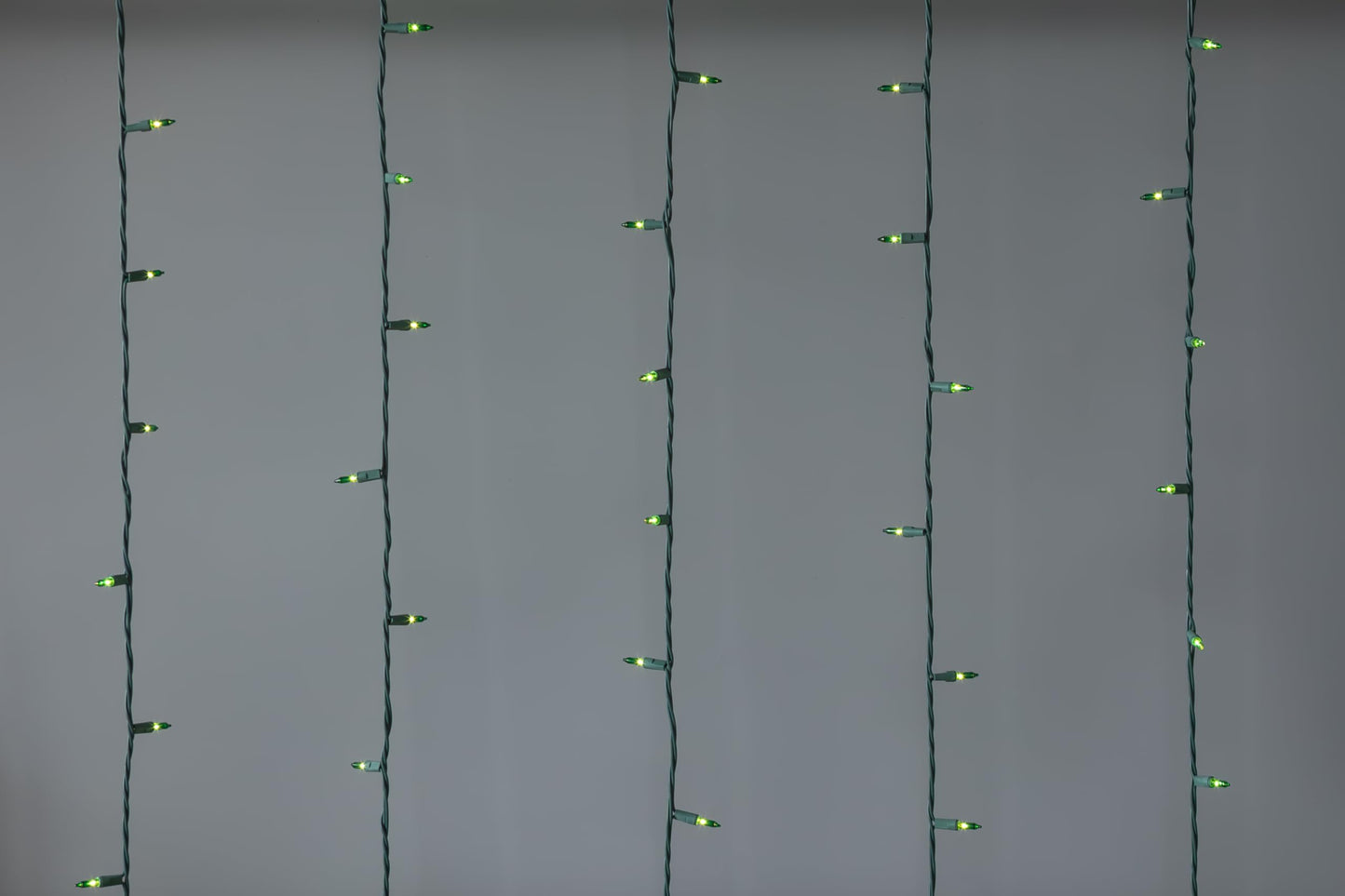 Brite Star 100 Count Mini String Christmas Lights, Green - 22 feet Indoor/Outdoor Christmas Tree Lights with Green Wire