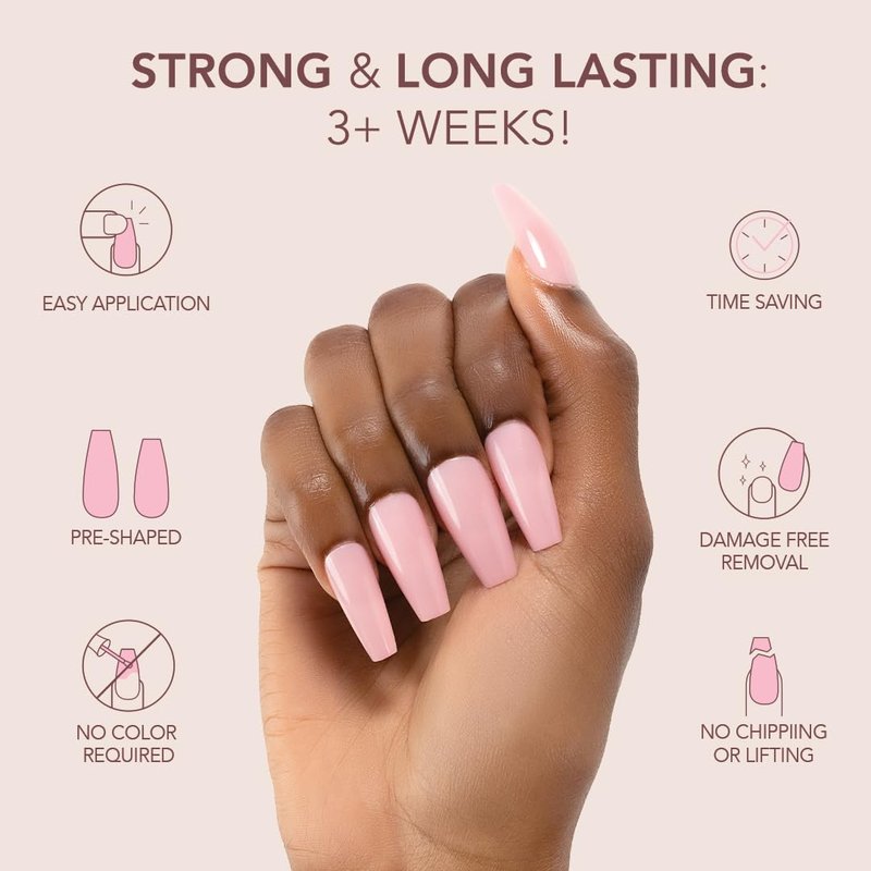 Cover Gelly Tip Case - Soft Gel Nail Extensions for Short Almond Nails | Kiara Sky