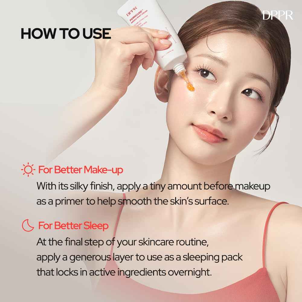 DPPR PDRNCUBE Middleshot Cream, Pink PDRN Cream, Korean Skin Care, Collagen, Glass Skin, Daily Skin Care, Hydrating Serum to even skin tone, Deep Moisturizer for Dry Skin(1.69 fl.oz / 50ml)