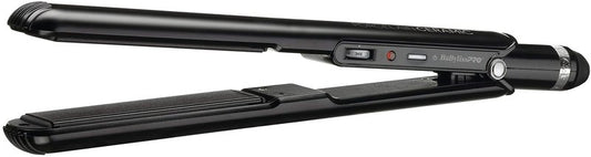 BaBylissPRO Porcelain Ceramic 1" Flat Iron and 1 1/4" Spring Curling Iron Prepack