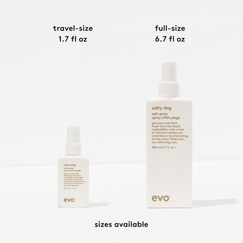 EVO Salty Dog Salt Spray - Beachy Texture & Volume for Natural Matte Hair | 4.2 oz