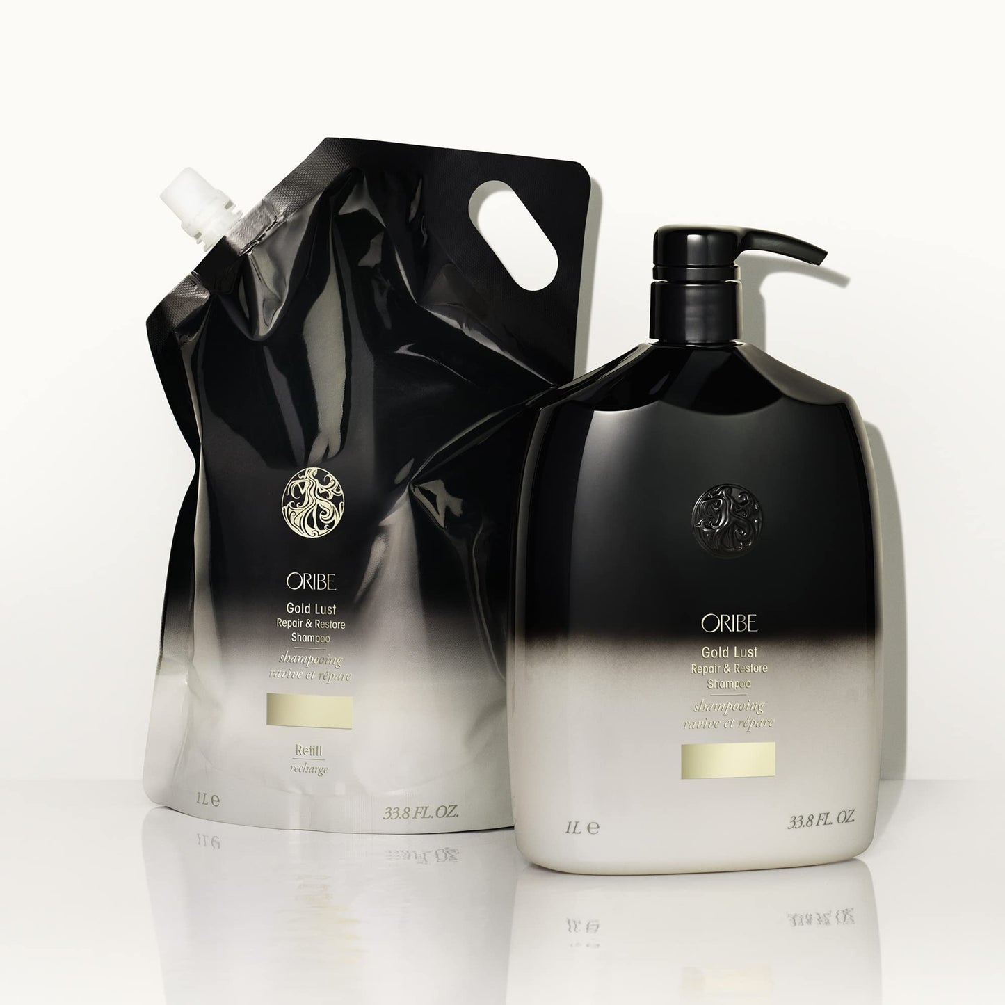 Oribe Gold Lust Repair & Restore Shampoo - For Damaged Hair - Liter Refill