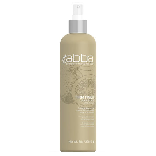 ABBA – Pure Style Firm Finish Hair Spray – Avocado & Grapefruit, 8 fl oz