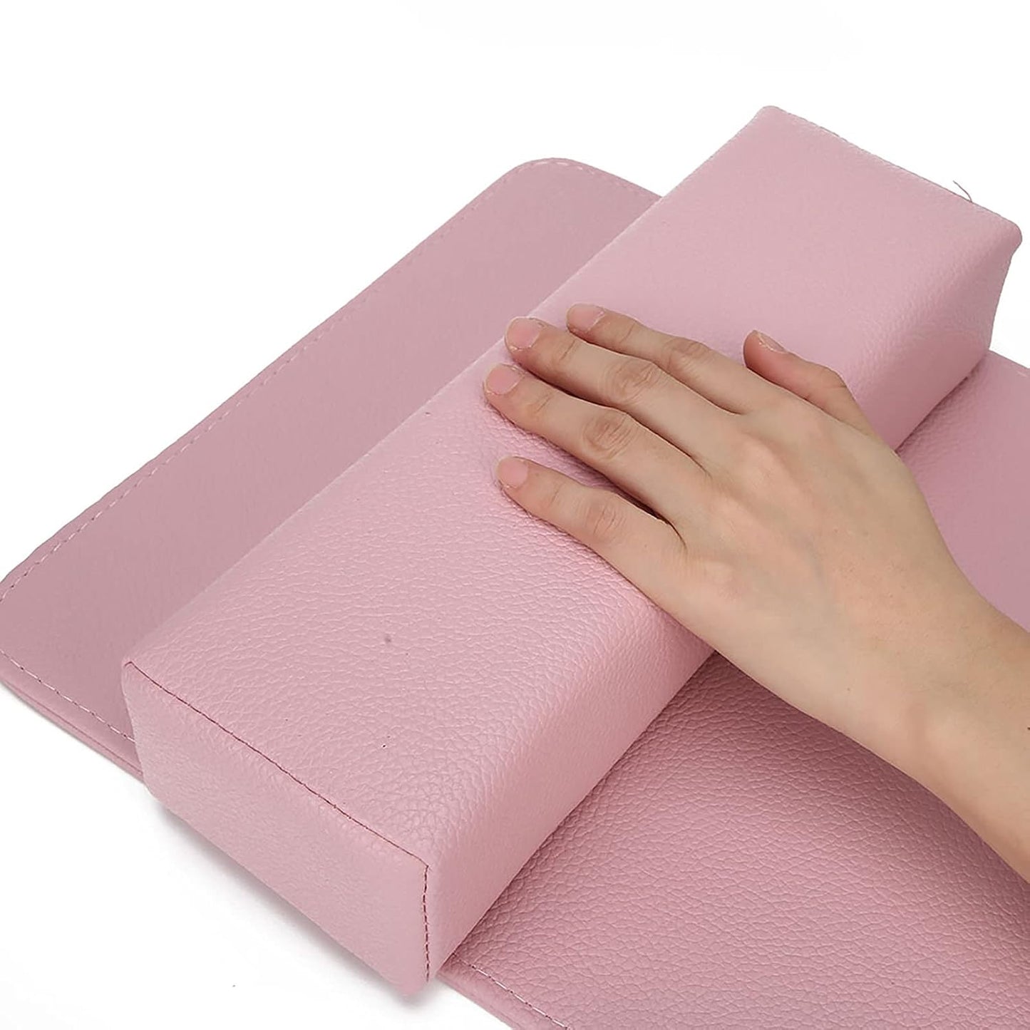 Nail Armrest Cushion for Salon - Soft Beauty Hand Holder Mat | Pink Manicure Tool Set