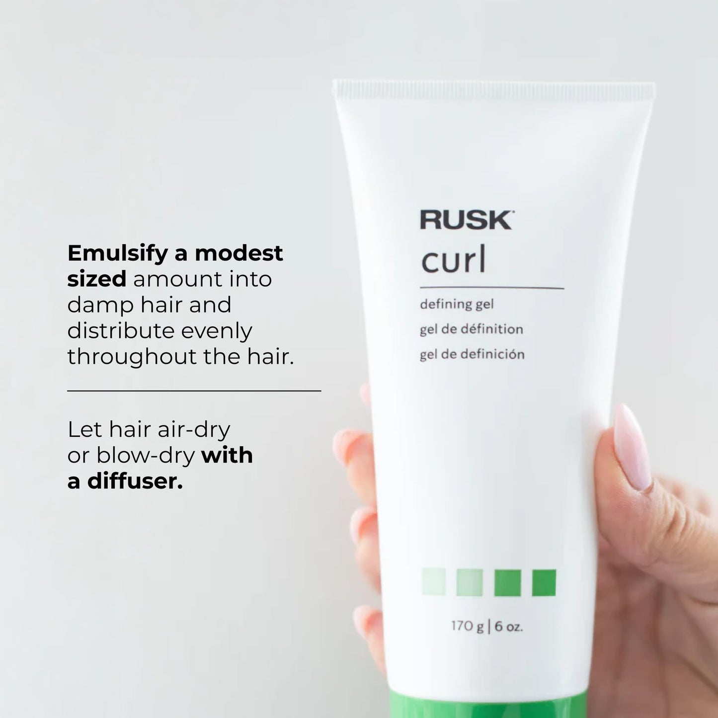 RUSK CURL DEFINING GEL 6 OZ