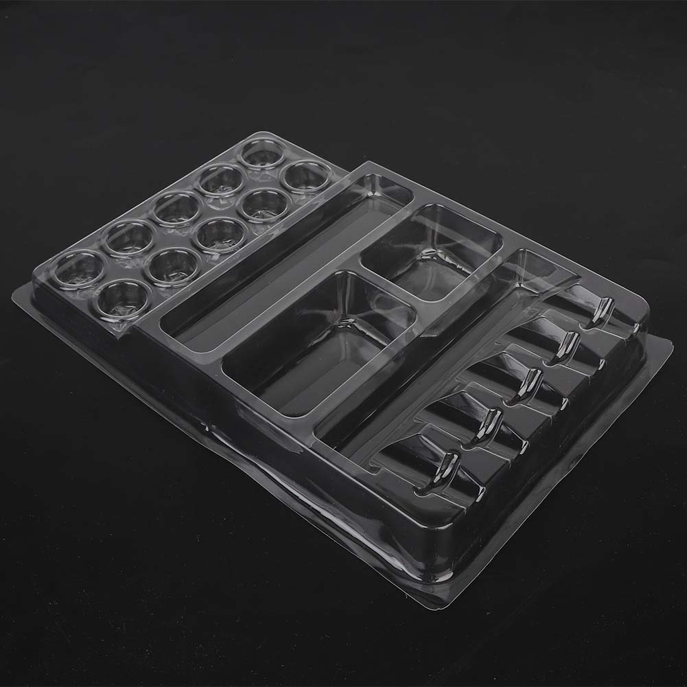 25pcs Cup Holder Disposable Ink Tray Ink Pigment Tray Stand Needle Head Holder Container Cup Holder Stand Kit