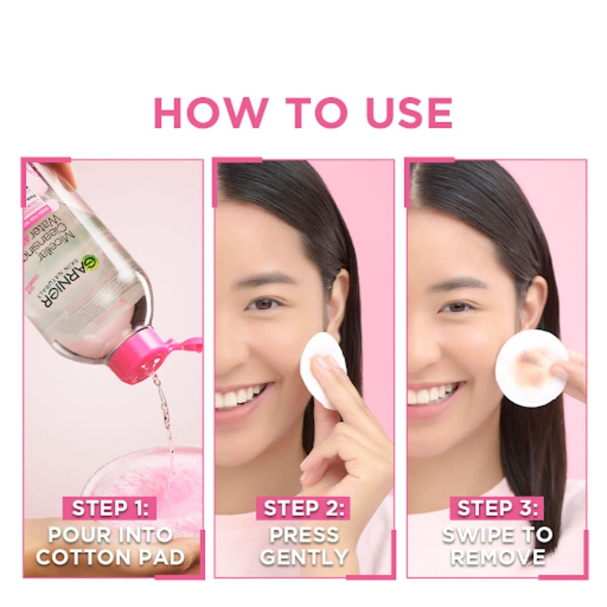 Micellar Cleansing Water by Garnier Skin Naturals | Gentle Makeup Remover, 400ml