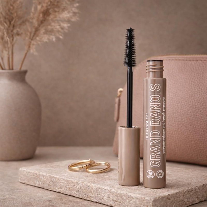 Scandinavia Hypoallergenic Mascara for Sensitive Eyes - Black | Smudge-Proof, Sweat-Resistant, Vegan, Lengthening & Volumizing