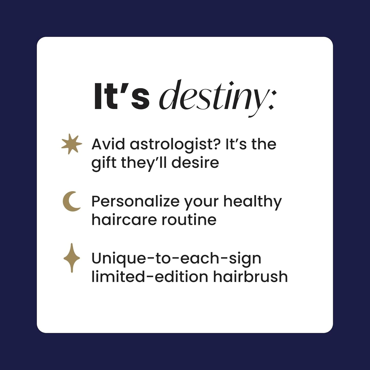 Zodiac Ultimate Detangler Hairbrush - Eliminates Knots & Reduces Breakage for All Hair Types | Aquarius