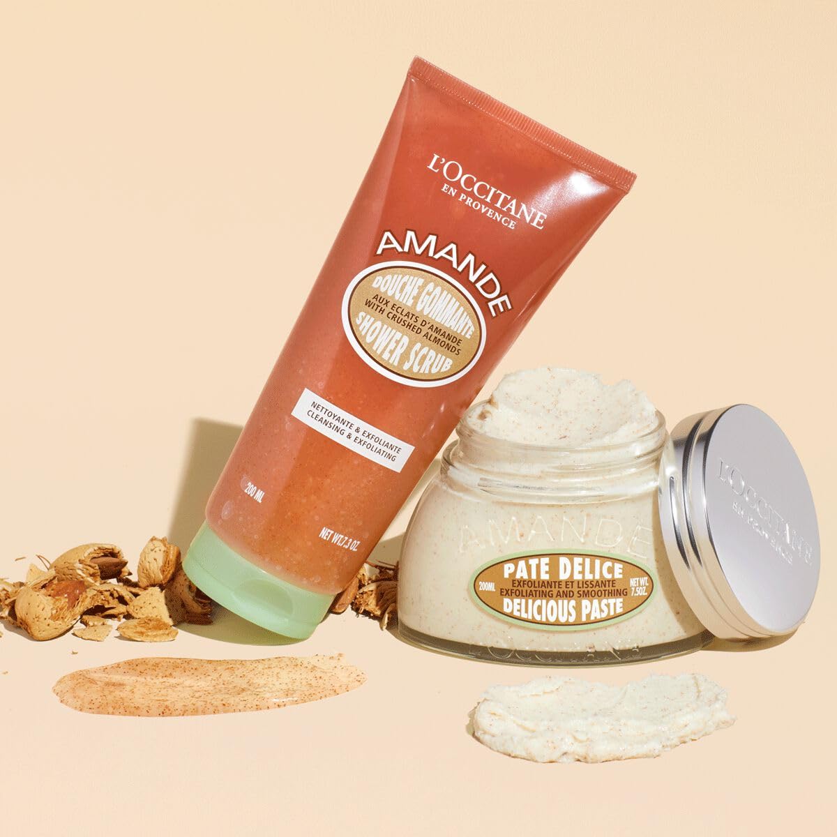 L'Occitane Exfoliating & Smoothing Almond Delicious Paste Body Scrub 7.00 fl oz
