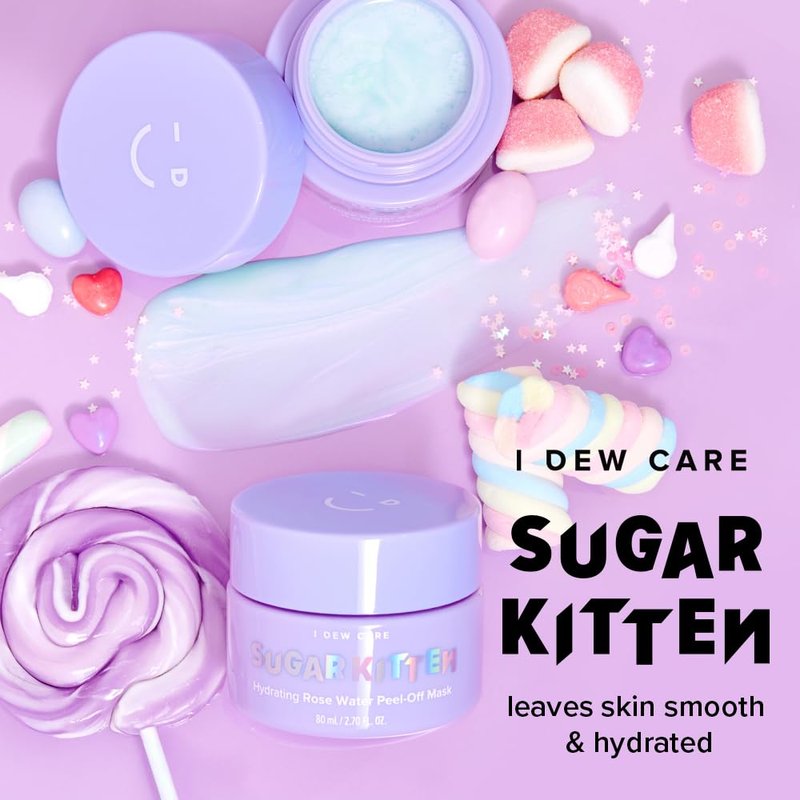 I DEW CARE Peel-Off Mask - Hydrating Face Mask with Hyaluronic Acid | 2.70 Fl Oz for Dry Skin