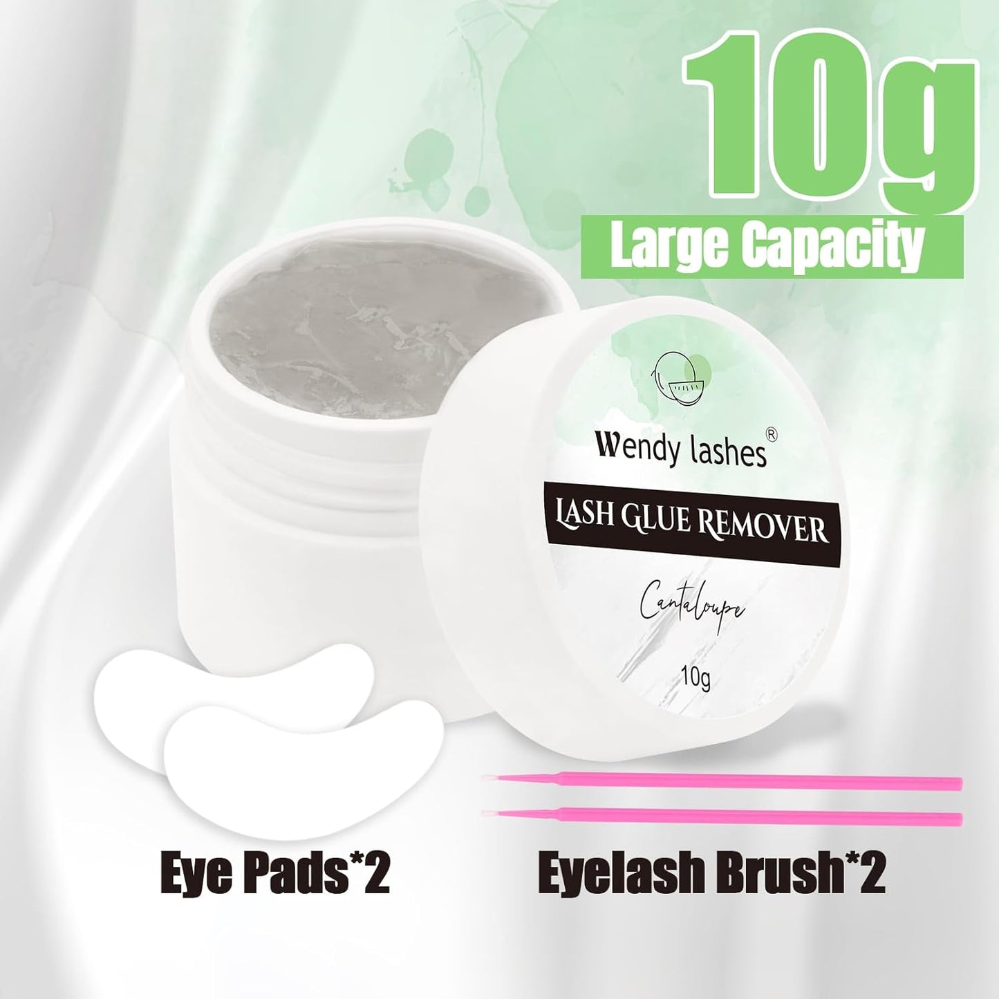 Eyelash Extension Remover - Wendy Lash Remover Cream for Cluster Glue | Grey Cantaloupe