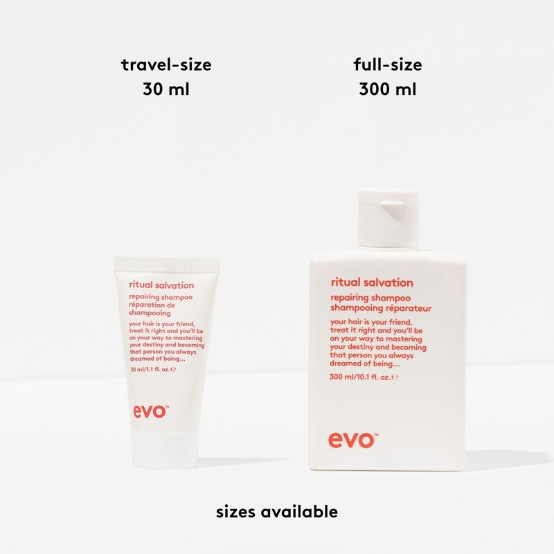 EVO Ritual Salvation Repairing Shampoo for Color-Treated Hair - Protein-Rich Formula to Repair, Strengthen & Moisturize - 10.1 fl oz