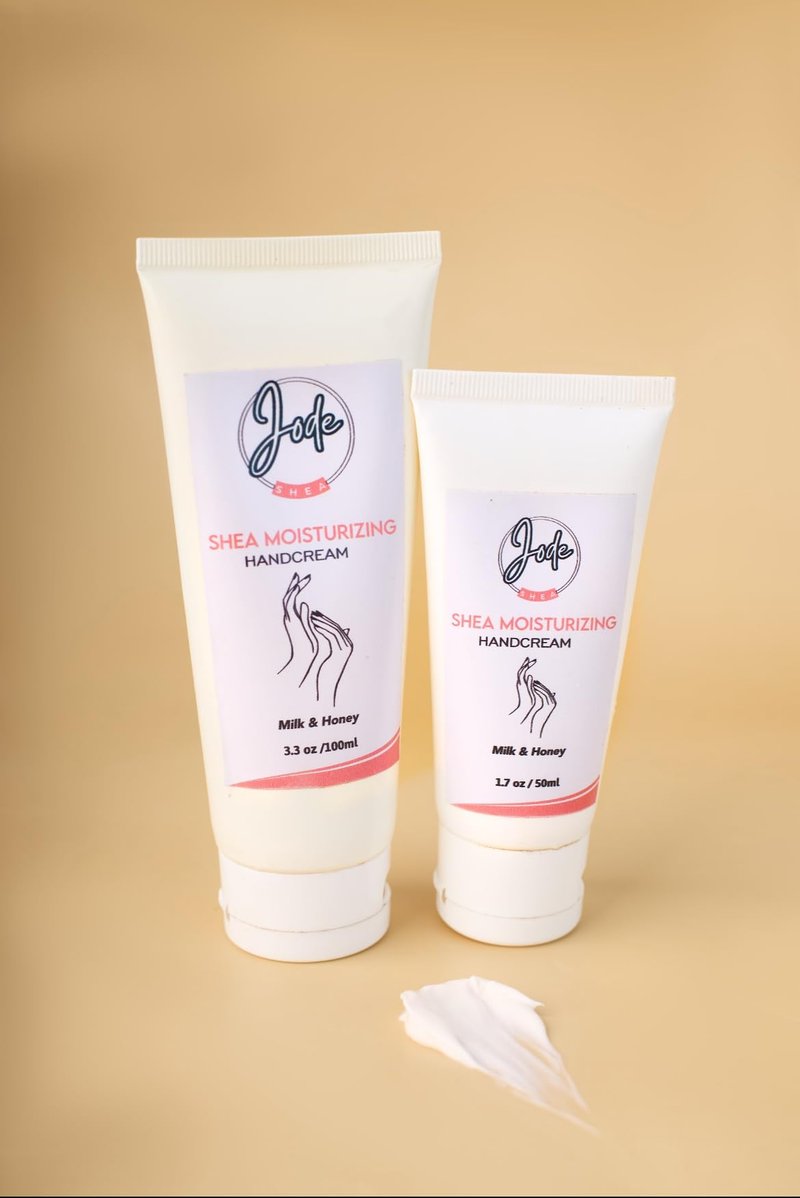 JODEShea - SHEA MOISTURIZING HANDCREAM Milk & Honey 3 1/3Oz or 100ML