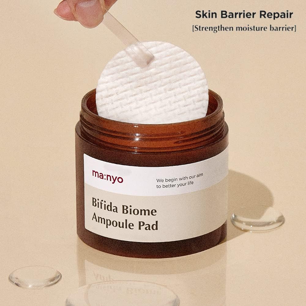 MA:NYO Bifida Biome Ampoule Pads - Korean Skin Care Treatment | 70 Count