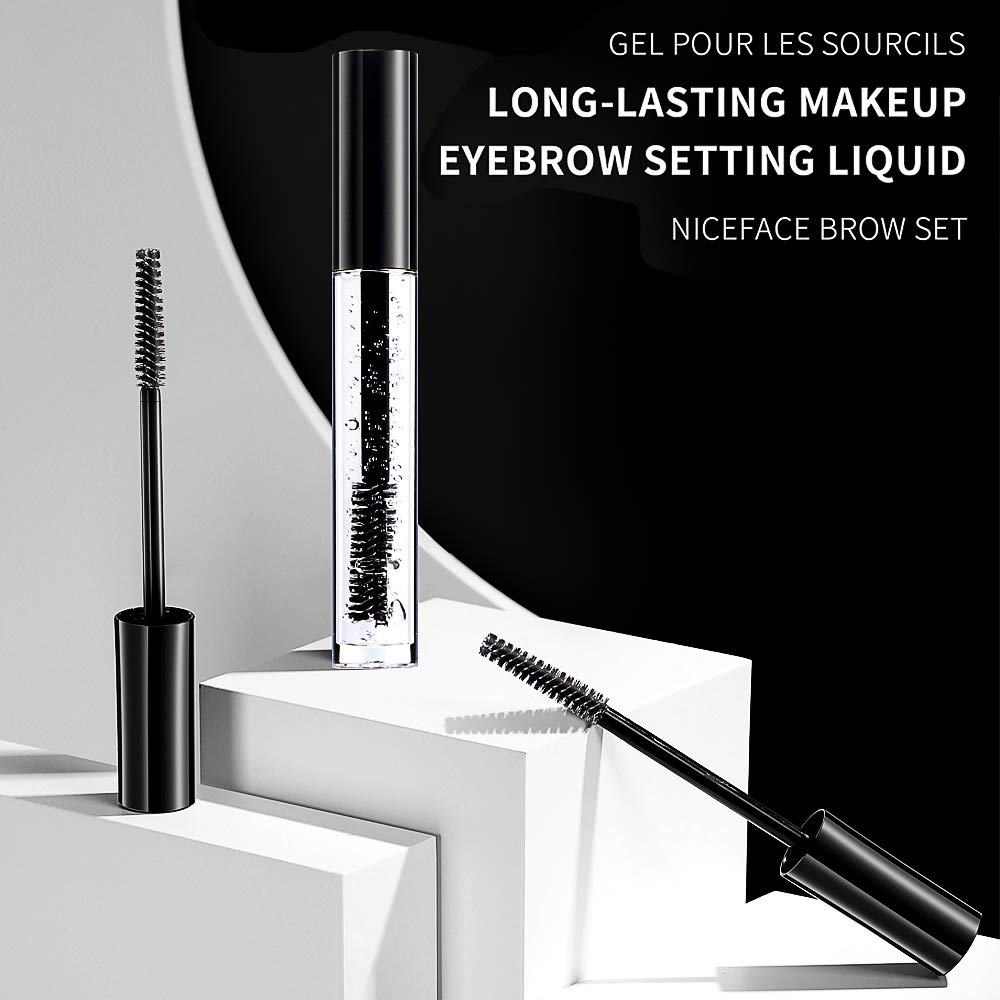 DAGEDA 4Pcs Clear Eyebrow Setting Gel, Natural Waterproof Brow Makeup
