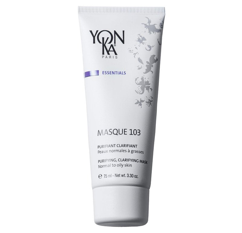 Yon-Ka Masque 103 | Clay Face Mask | Clarify Skin and Tighten Pores with Botanical Extracts and Triple Clay Blend | Oily and Acne Prone Skin | Paraben-Free | 3.30 oz