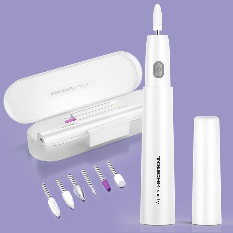 Green Face Scrubber Set - Electric Nail Drill Kit for Flawless Skin