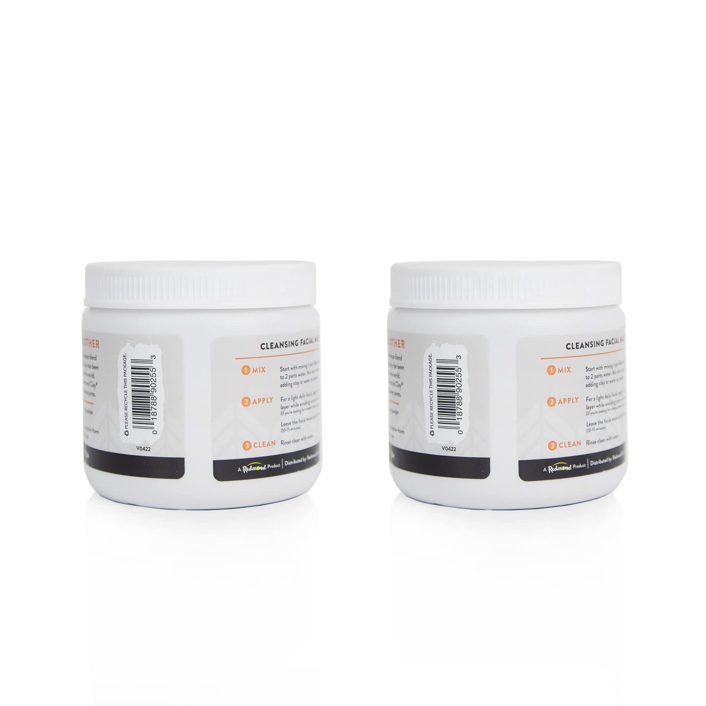Redmond Clay - Bentonite Clay of 1000 Uses, Soothing Facial Mask, 10 Ounce (2 Pack)