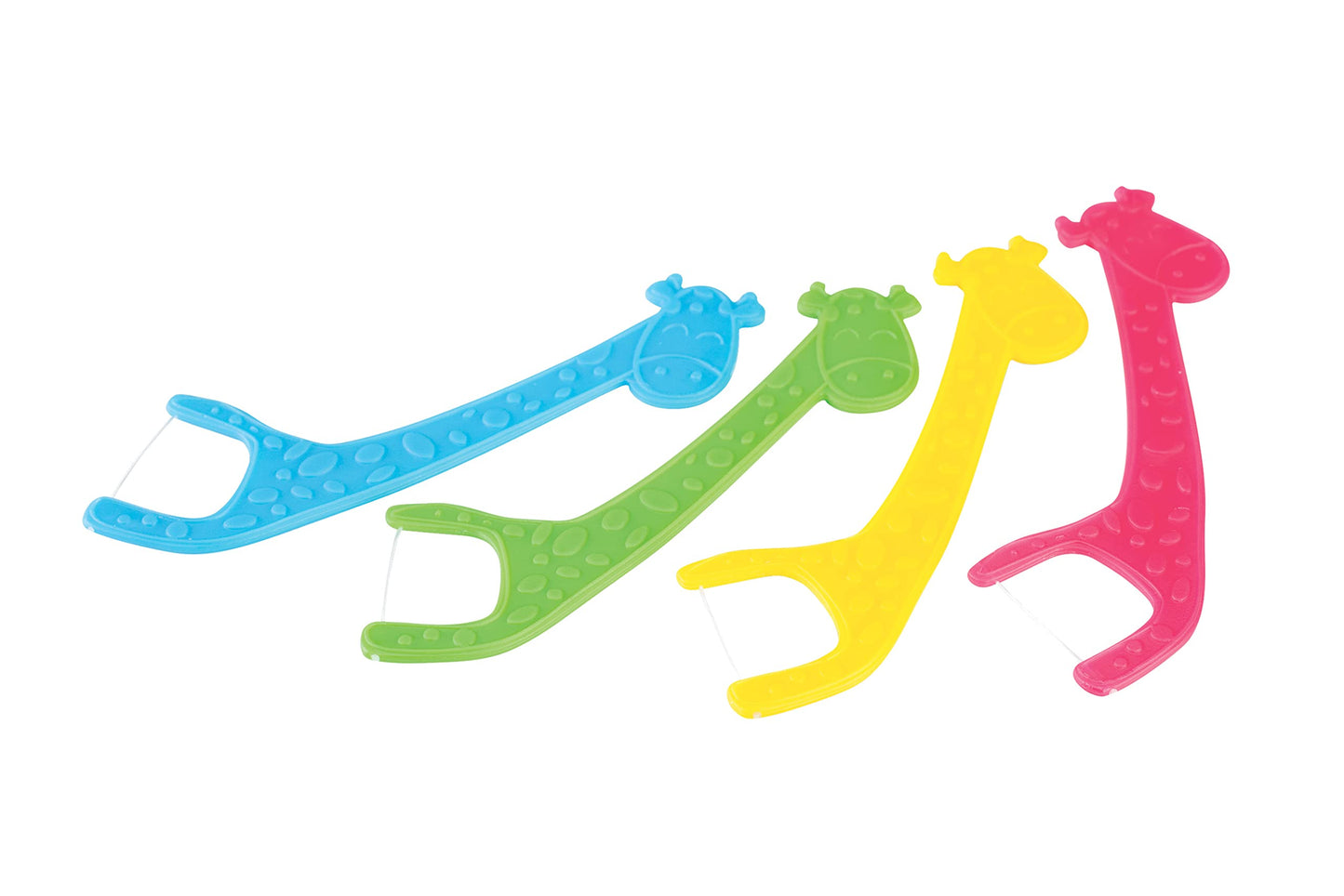 Practicon SmileGoods Giraffe Flossers, Individually Wrapped, Box of 200