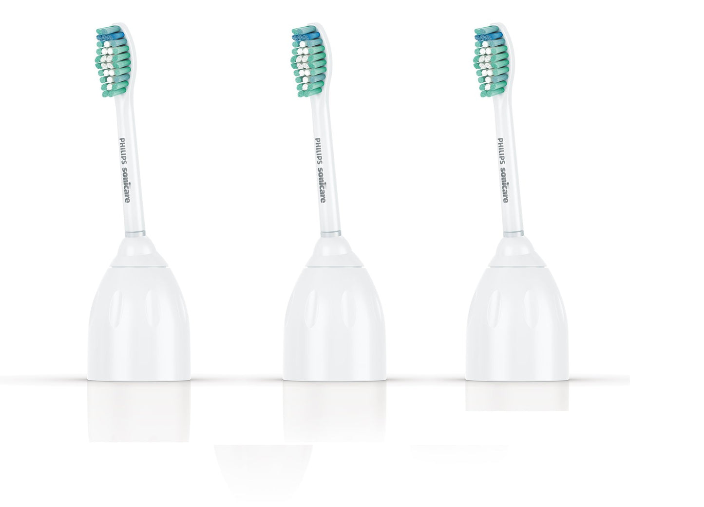 Philips Sonicare Genuine E-Series Replacement Toothbrush Heads, 3 Brush Heads, White, HX7023/30